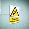 Caution Slippery Surface Safety Sign | A5, A4, A3 | Easi-Signs