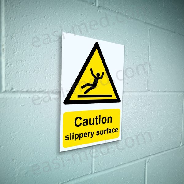 Caution Slippery Surface Safety Sign | A5, A4, A3 | Easi-Signs