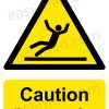 Caution Slippery Surface Safety Sign | A5, A4, A3 | Easi-Signs