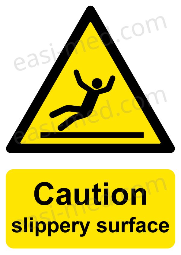 Caution Slippery Surface Safety Sign | A5, A4, A3 | Easi-Signs