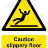 CA-SLIP-PORT-001-14-WM Caution Slippery Floor Spillage Warning Sign | A5, A4, A3 | Easi-Signs
