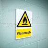 Flammable Warning Sign | A5, A4, A3 | Easi-Signs