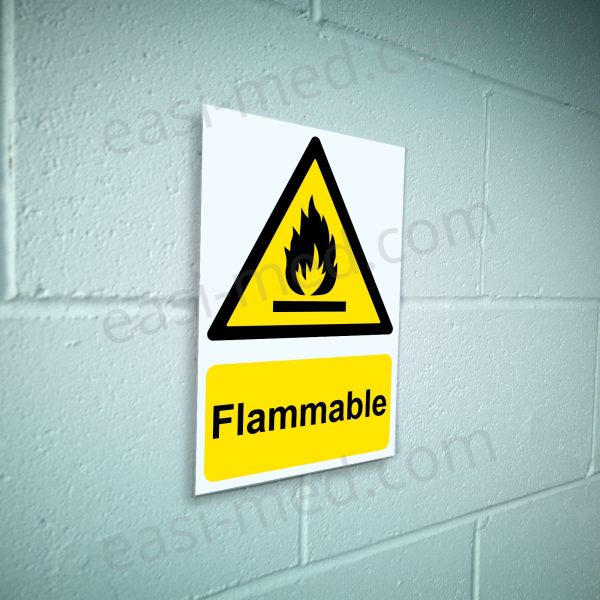 Flammable Warning Sign | A5, A4, A3 | Easi-Signs