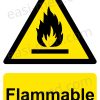 Flammable Warning Sign | A5, A4, A3 | Easi-Signs