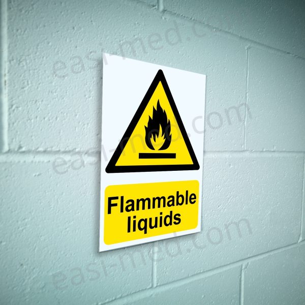 Flammable Liquids Warning Sign | A5, A4, A3 | Easi-Signs