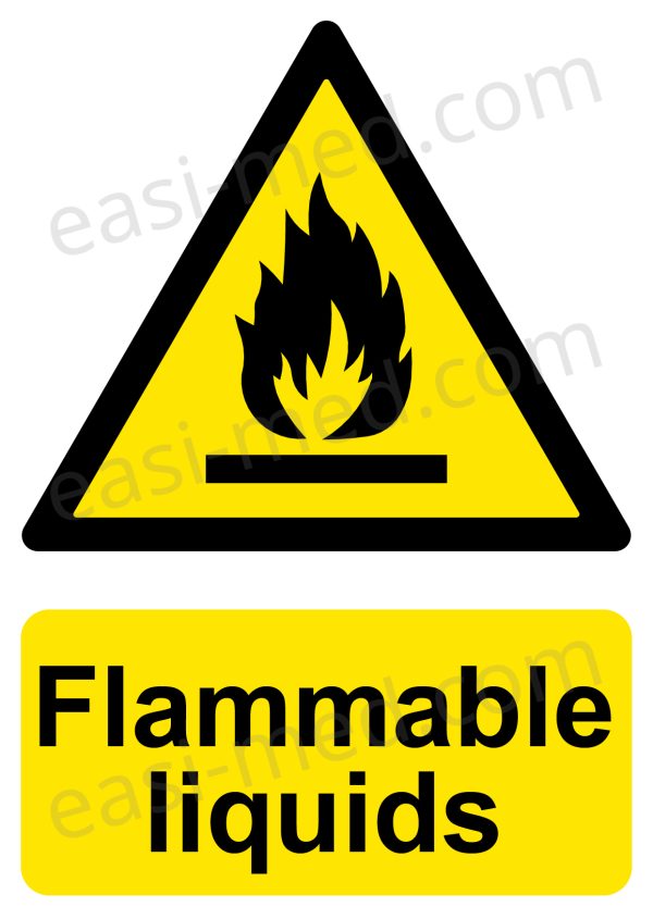 Flammable Liquids Warning Sign | A5, A4, A3 | Easi-Signs