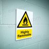Highly Flammable Warning Sign | A5, A4, A3 | Easi-Signs