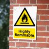 Highly Flammable Warning Sign | A5, A4, A3 | Easi-Signs
