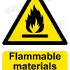 Flammable Materials Stored Here Sign | A5, A4, A3 | Easi-Signs