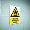 Warning Flammable Liquids Sign | A5, A4, A3 | Easi-Signs