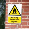 Warning Flammable Liquids Sign | A5, A4, A3 | Easi-Signs