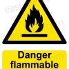 Danger Flammable Liquids Sign | A5, A4, A3 | Easi-Signs