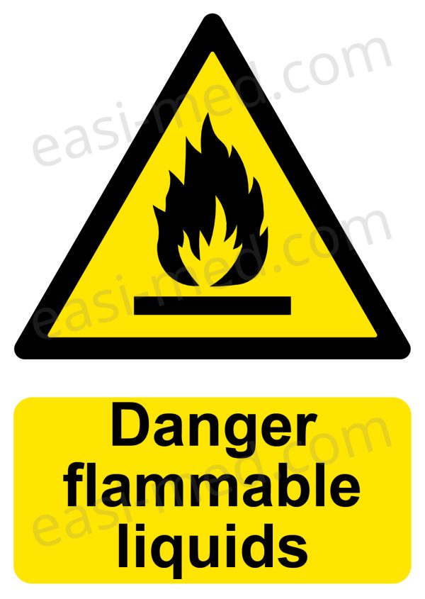 Danger Flammable Liquids Sign | A5, A4, A3 | Easi-Signs