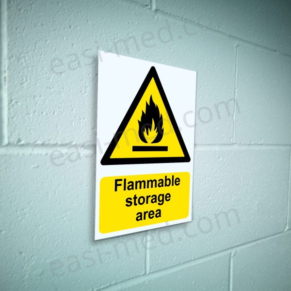 Flammable Storage Area Sign | A5, A4, A3 | Easi-Signs