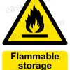 Flammable Storage Area Sign | A5, A4, A3 | Easi-Signs