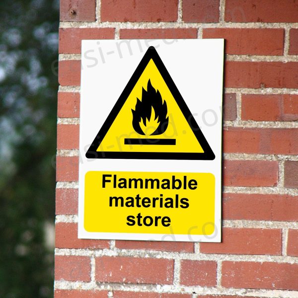 Flammable Materials Store Sign | A5, A4, A3 | Easi-Signs