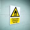 Flammable Substance Storage Sign | A5, A4, A3 | Easi-Signs