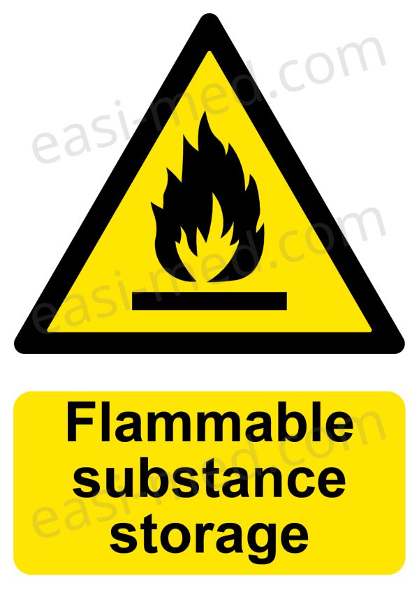 Flammable Substance Storage Sign | A5, A4, A3 | Easi-Signs