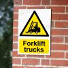 Forklift Trucks Caution Sign - General Vehicle Presence Warning | A5, A4, A3 | Easi-Signs
