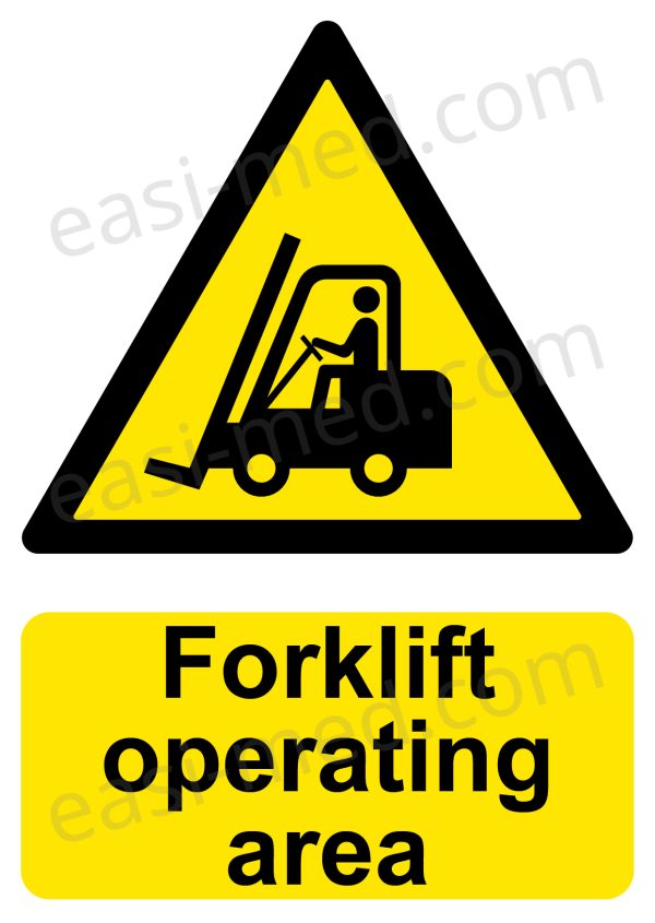 CA-FORK-PORT-001-05-WM-1.jpg Forklift Operating Area Sign - Designated MHE Zone Warning | A5, A4, A3 | Easi-Signs