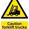 CA-FORK-PORT-001-07-WM-1.jpg Caution Forklift Trucks in Operation Sign - Active MHE Warning | A5, A4, A3 | Easi-Signs