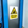 Mind the Forklifts Warning Sign - Immediate MHE Awareness Notice | A5, A4, A3 | Easi-Signs