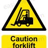 CA-FORK-PORT-001-12-WM-1.jpg Caution Forklift Traffic Sign - Vehicle Movement Warning | A5, A4, A3 | Easi-Signs