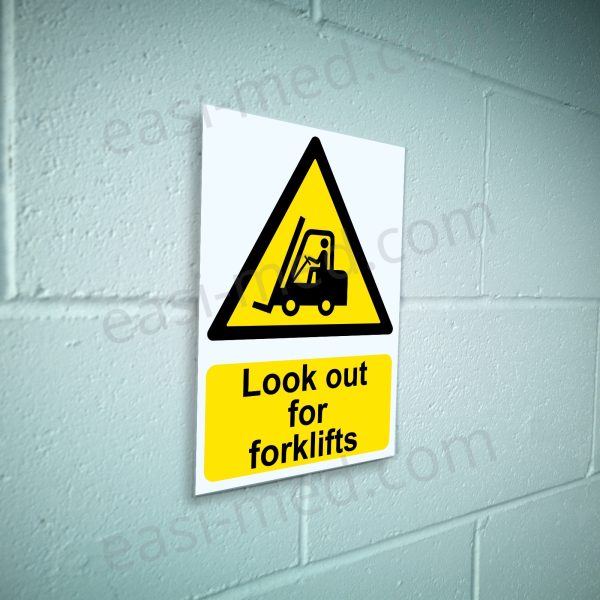 Look Out for Forklifts Sign - Pedestrian Hazard Alert | A5, A4, A3 | Easi-Signs