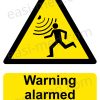 Warning Alarmed Premises Sign - Security & Intrusion Warning | A5, A4, A3 | Easi-Signs