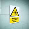 Movement detectors active Sign - Motion Sensor & Security Warning | A5, A4, A3 | Easi-Signs