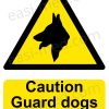 Caution Guard Dogs on Patrol Sign - Active Canine Surveillance Warning | A5, A4, A3 | Easi-Signs