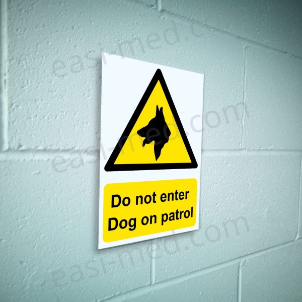 Security Patrolled Area Sign - Active Premises Monitoring Notice | A5, A4, A3 | Easi-Signs