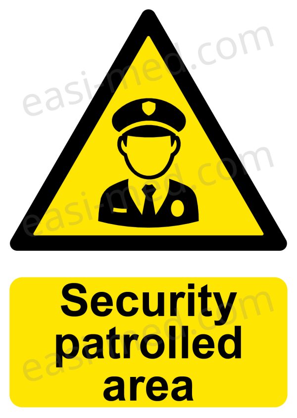 CA-GUARD-PORT-001-02-WM-1.jpg Security Patrolled Area Sign - Active Premises Surveillance Notice | A5, A4, A3 | Easi-Signs