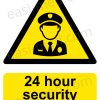 CA-GUARD-PORT-001-04-WM-1.jpg 24 Hour Security Patrols Sign - Continuous Site Vigilance Notice | A5, A4, A3 | Easi-Signs