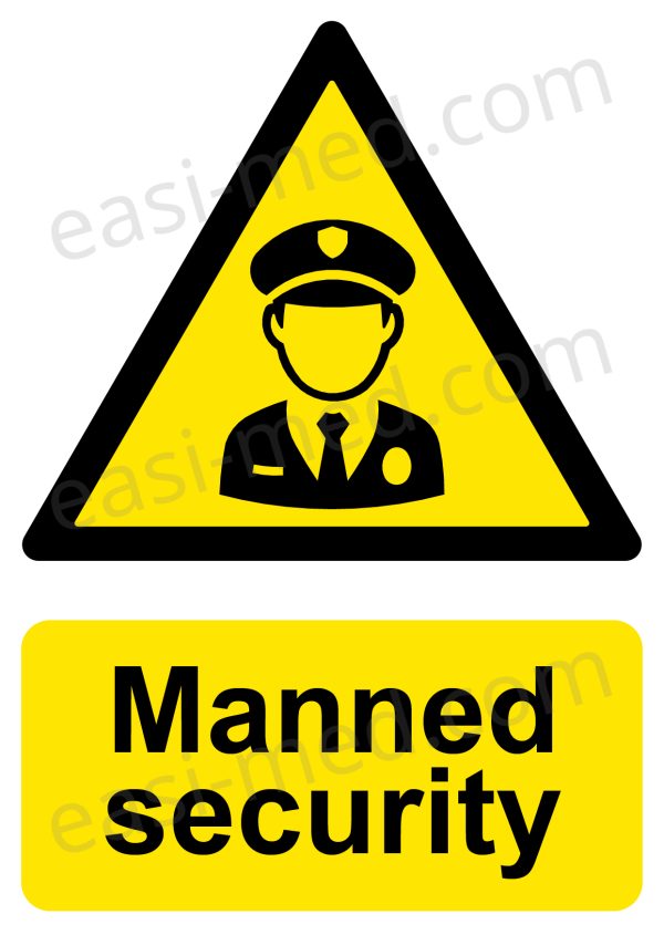 CA-GUARD-PORT-001-08-WM-1.jpg Manned Security Warning Sign - Dedicated Personnel Protection | A5, A4, A3 | Easi-Signs