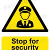 CA-GUARD-PORT-001-12-WM-1.jpg Stop for Security Check Sign - Mandatory Vehicle Halt Notice | A5, A4, A3 | Easi-Signs