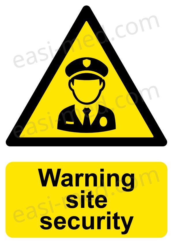 CA-GUARD-PORT-001-13-WM-1.jpg Warning Site Security Sign - General Premises Protection Notice | A5, A4, A3 | Easi-Signs