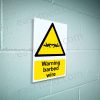 Warning barbed wire Sign - Perimeter Security & Deterrent | A5, A4, A3 | Easi-Signs
