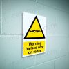 Danger barbed wire boundary Sign - Perimeter Security & Hazard Alert | A5, A4, A3 | Easi-Signs